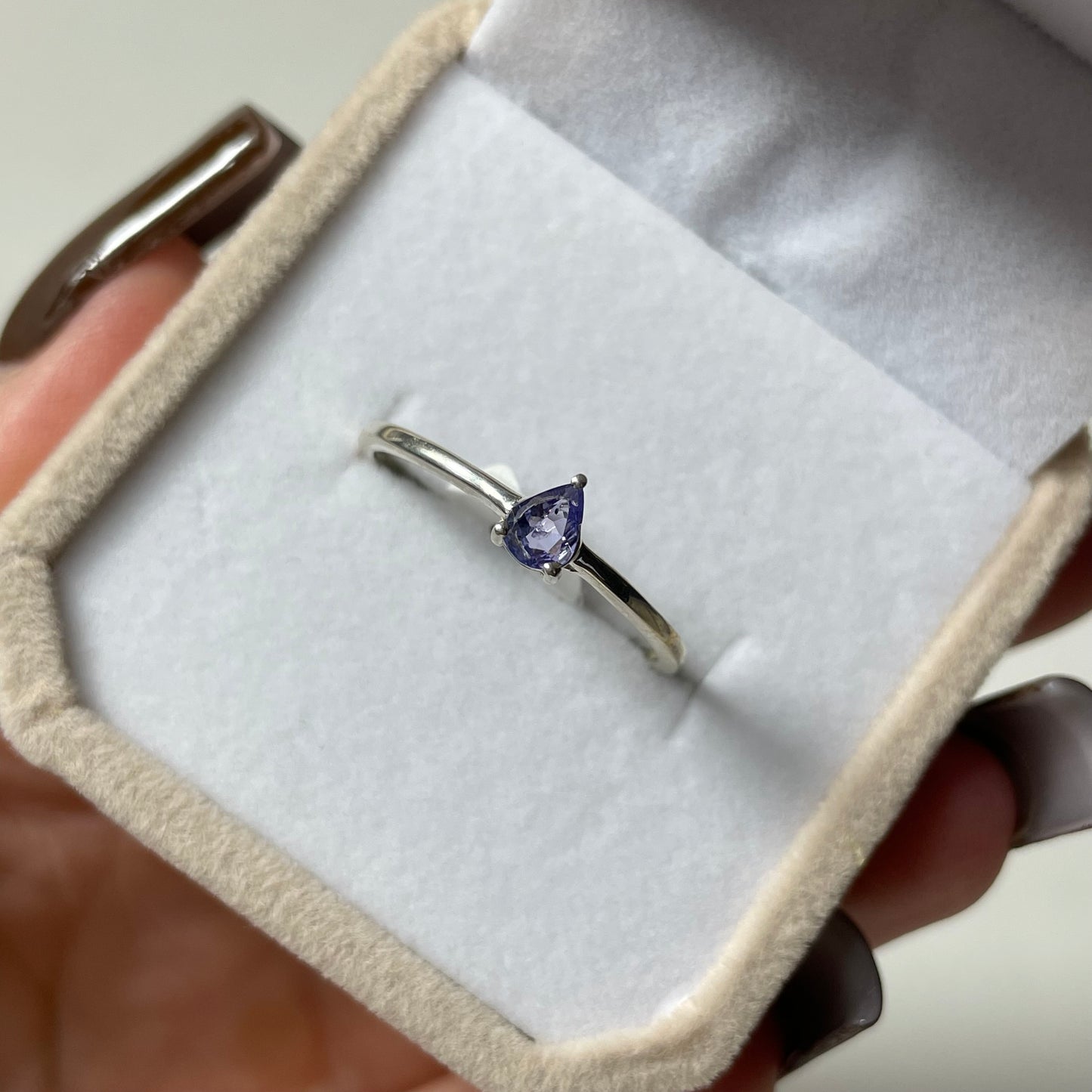 Tanzanite Sterling Silver Ring: You Choose (Size 5-10)