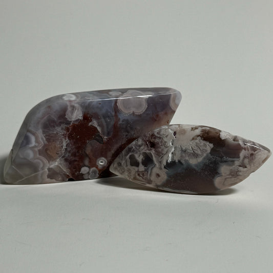 Pink Amethyst Flower Agate Freeform: You Choose