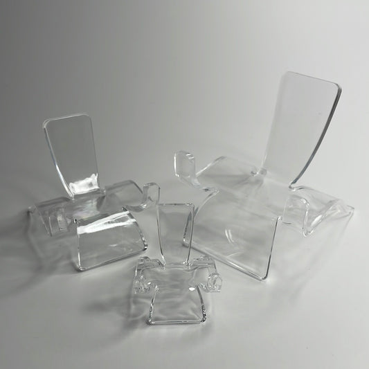 Set of 3 Acrylic Stands (Small, Medium, Large)