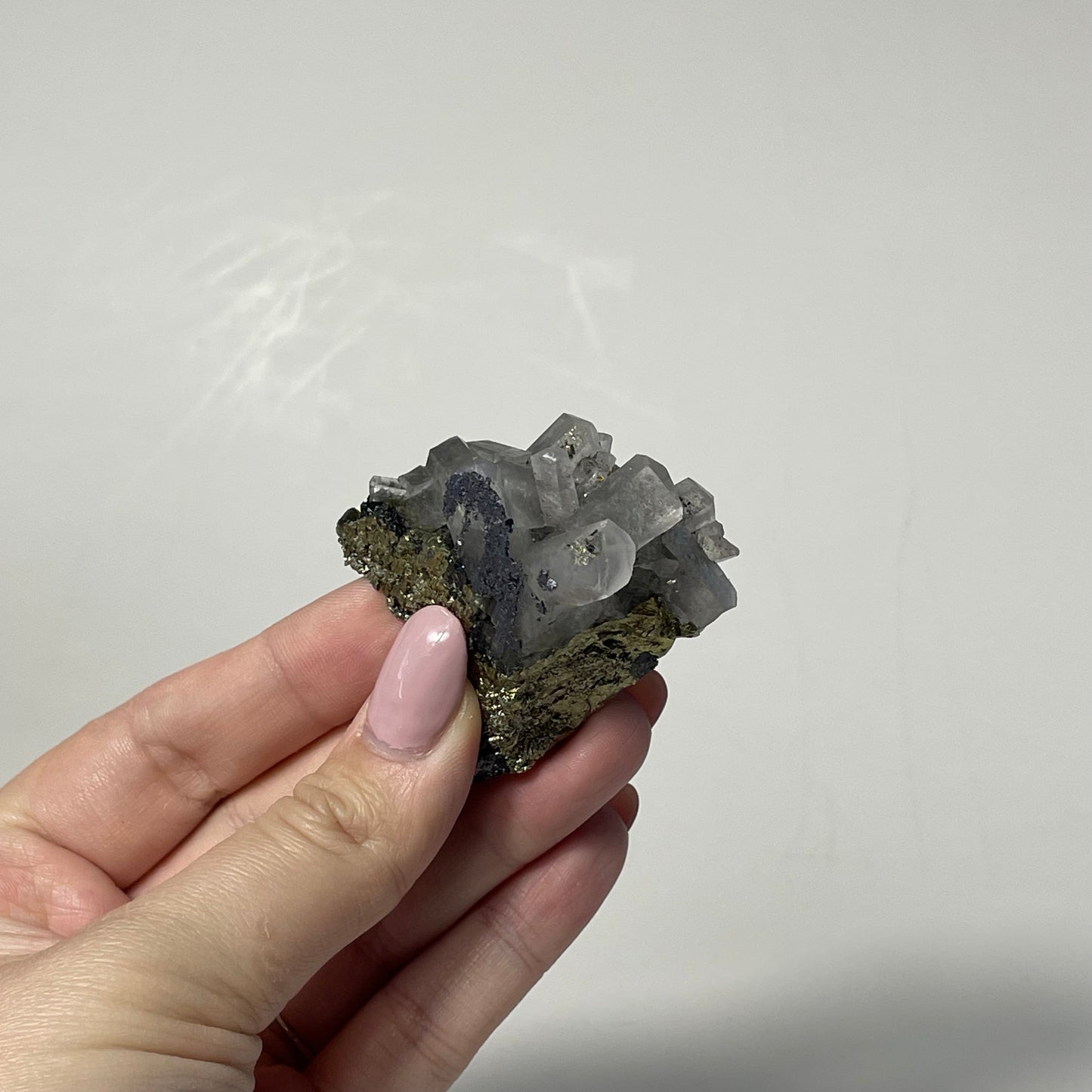 Calcite and Pyrite Specimen from Ancash, Peru: You Choose