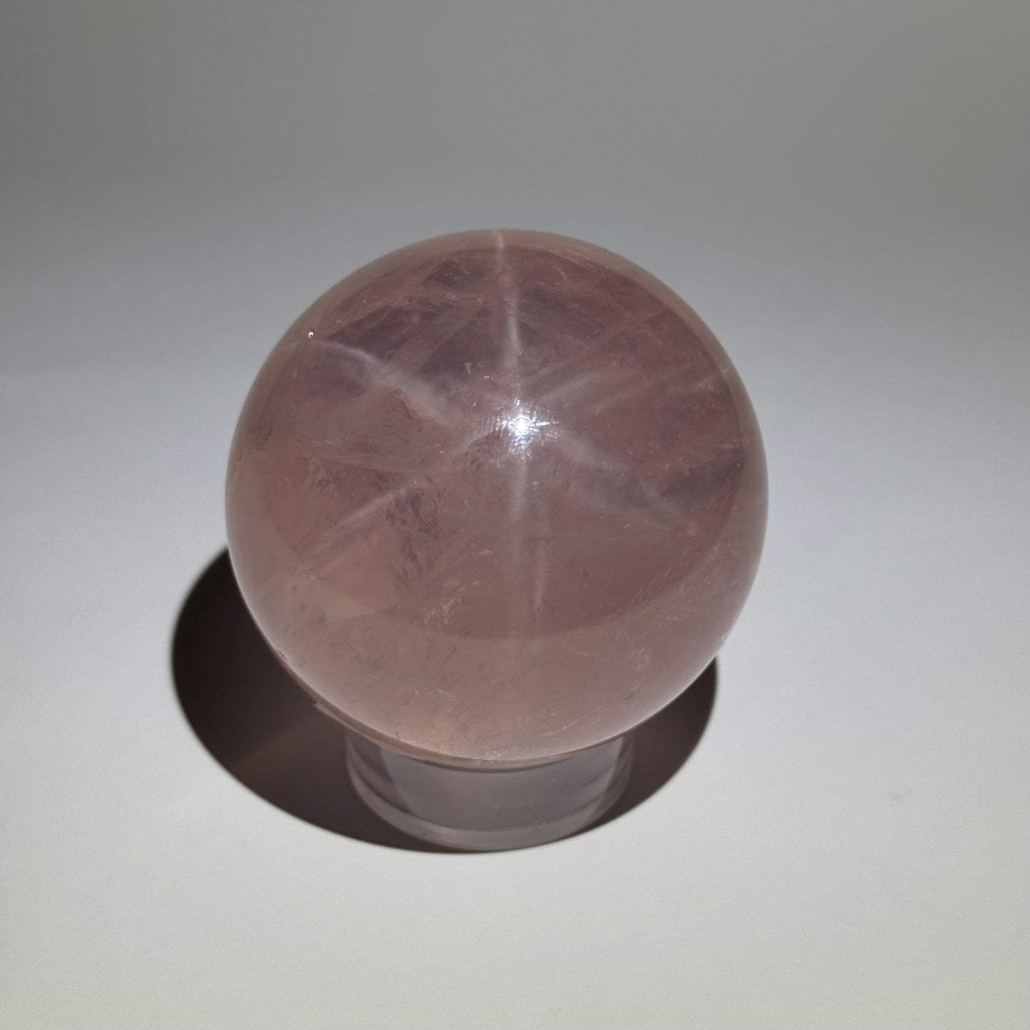 Star Rose Quartz Sphere from Madagascar: You Choose