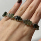 Moldavite Sterling Silver Toggle Bracelet: You Choose