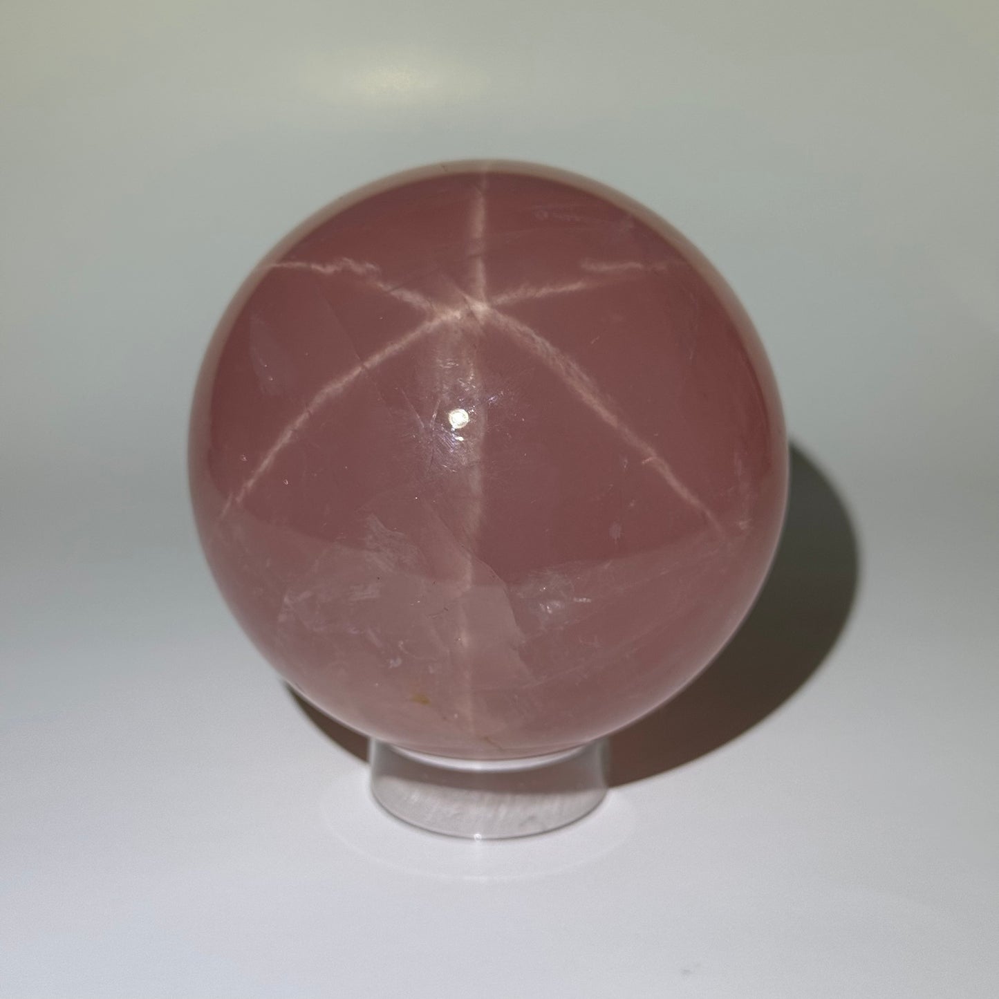 Star Rose Quartz Sphere from Madagascar: You Choose