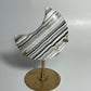 Zebra Calcite Moon Carving with Stand: You Choose