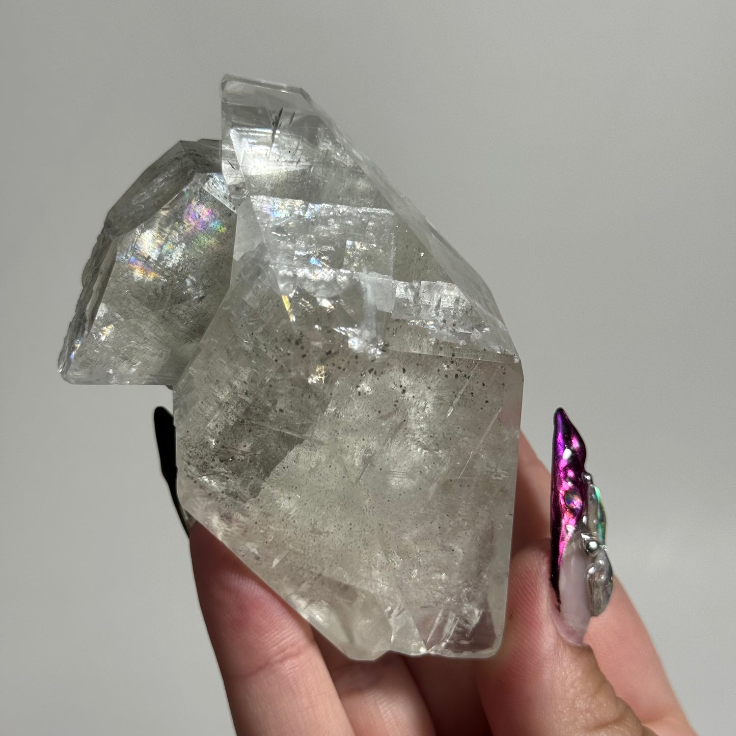 Calcite with Marcasite Inclusions Specimen from Linwood Mine, Iowa: You Choose