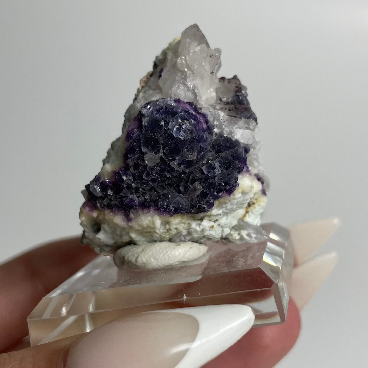 Fluorite and Quartz Specimen from Rājasthān, India “S”