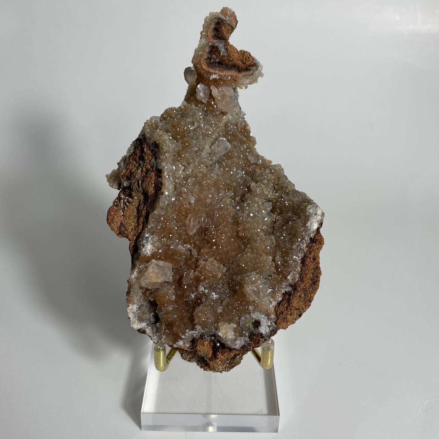 Calcite with Hematite Specimen from Santa Eulalia, Mexico "B"