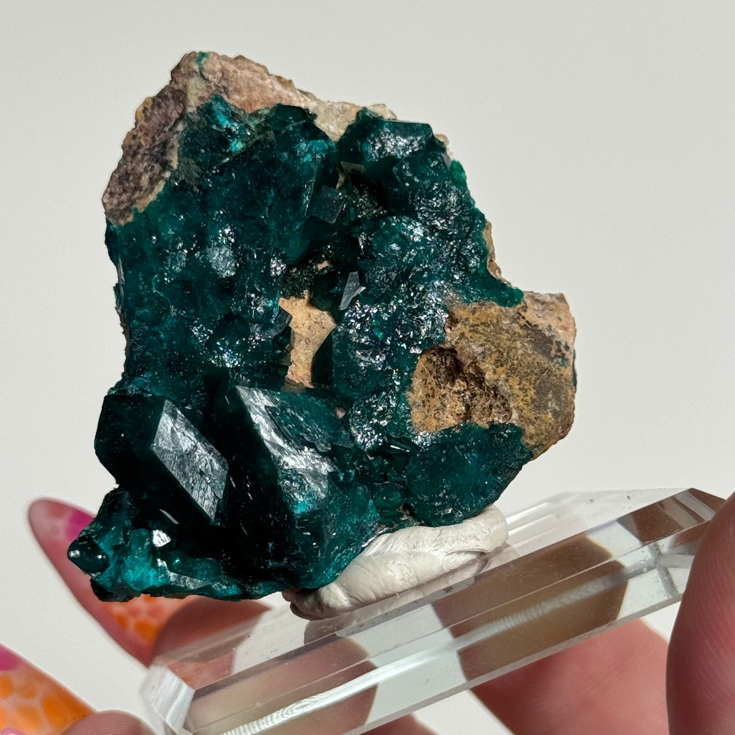 Dioptase Specimen from the Tantara Mine, DR Congo: You Choose