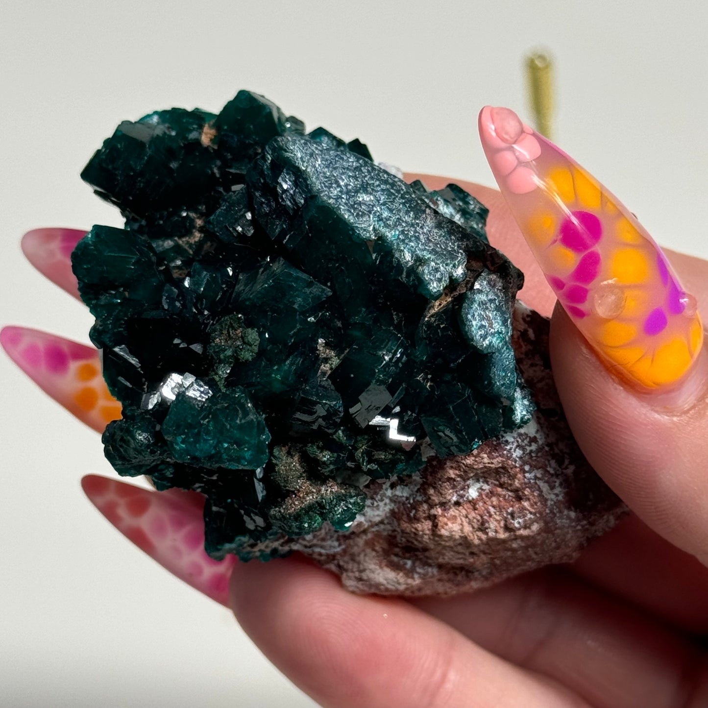 Dioptase Specimen from the Tantara Mine, DR Congo: You Choose