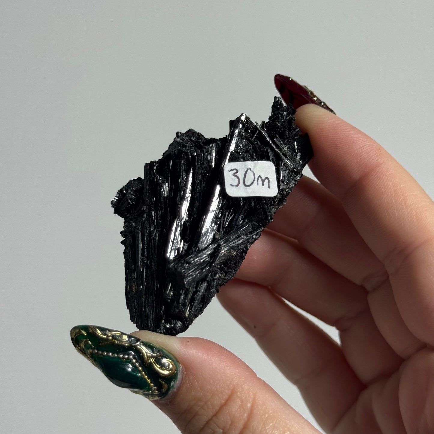 Black Tourmaline Specimen from Erongo Mountains, Namibia: You Choose