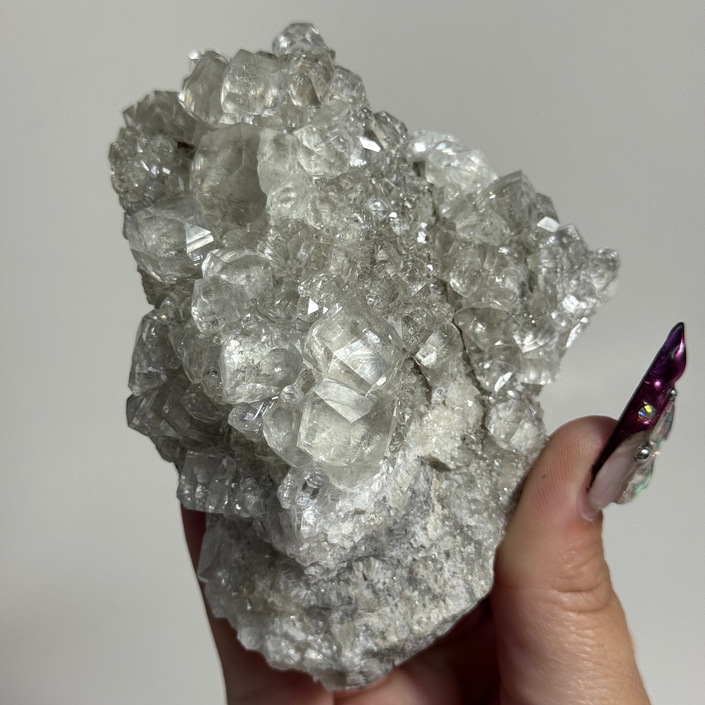 Calcite with Marcasite Inclusions Specimen from Linwood Mine, Iowa: You Choose