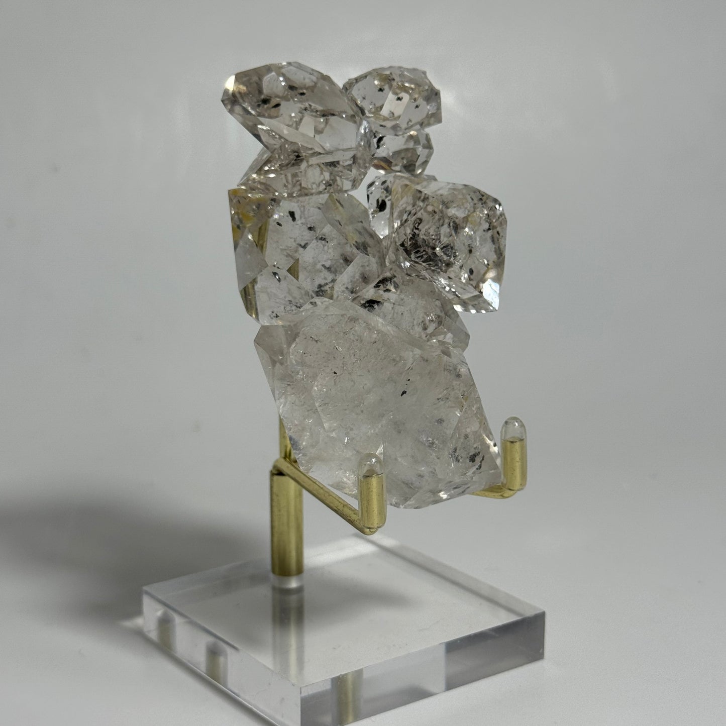 Herkimer Diamond Quartz Chain Specimen from Ace of Diamonds Mine, New York