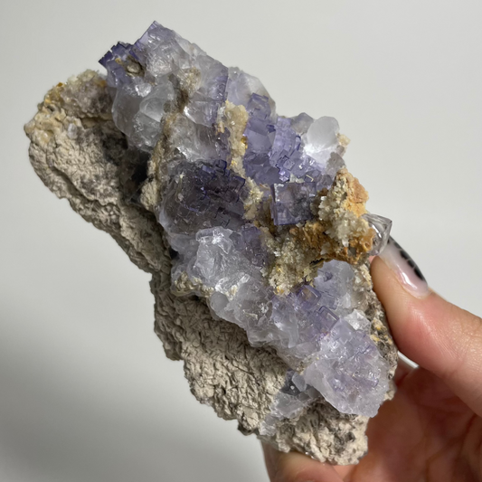 Purple Fluorite Specimen from the Tule Mine, Mexico