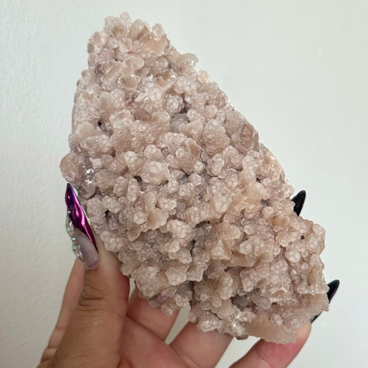 Pink “Coral” Calcite Specimen from Hubei, China