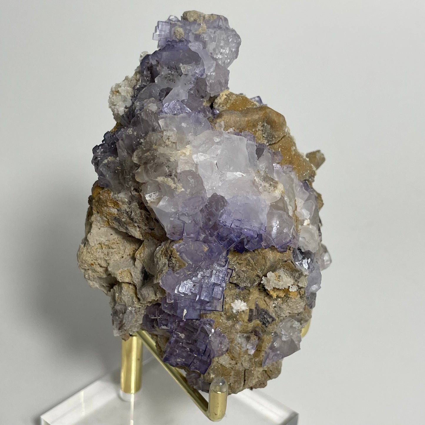 Purple Fluorite Specimen from the Tule Mine, Mexico