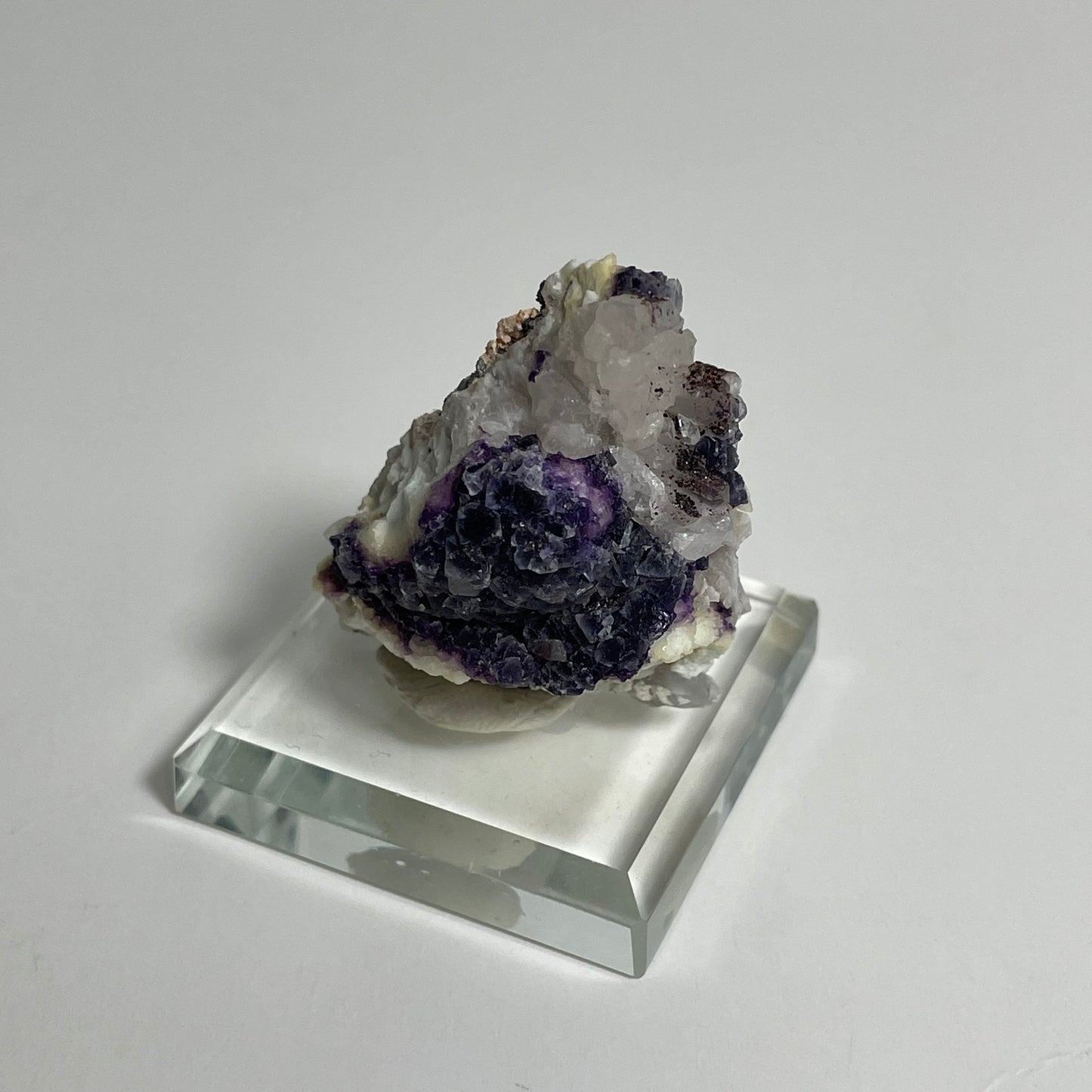 Fluorite and Quartz Specimen from Rājasthān, India “S”