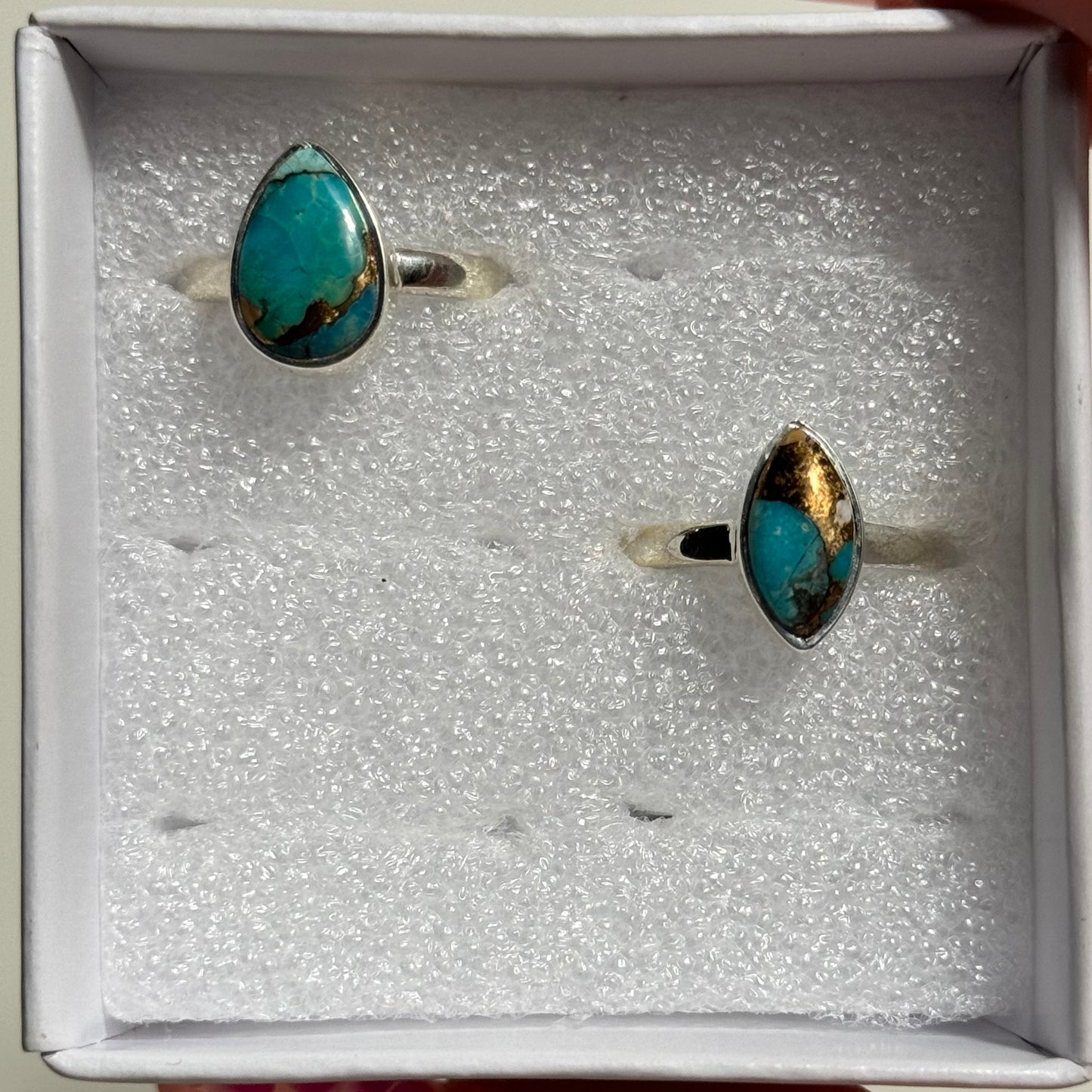 Turquoise Sterling Silver Ring: You Choose