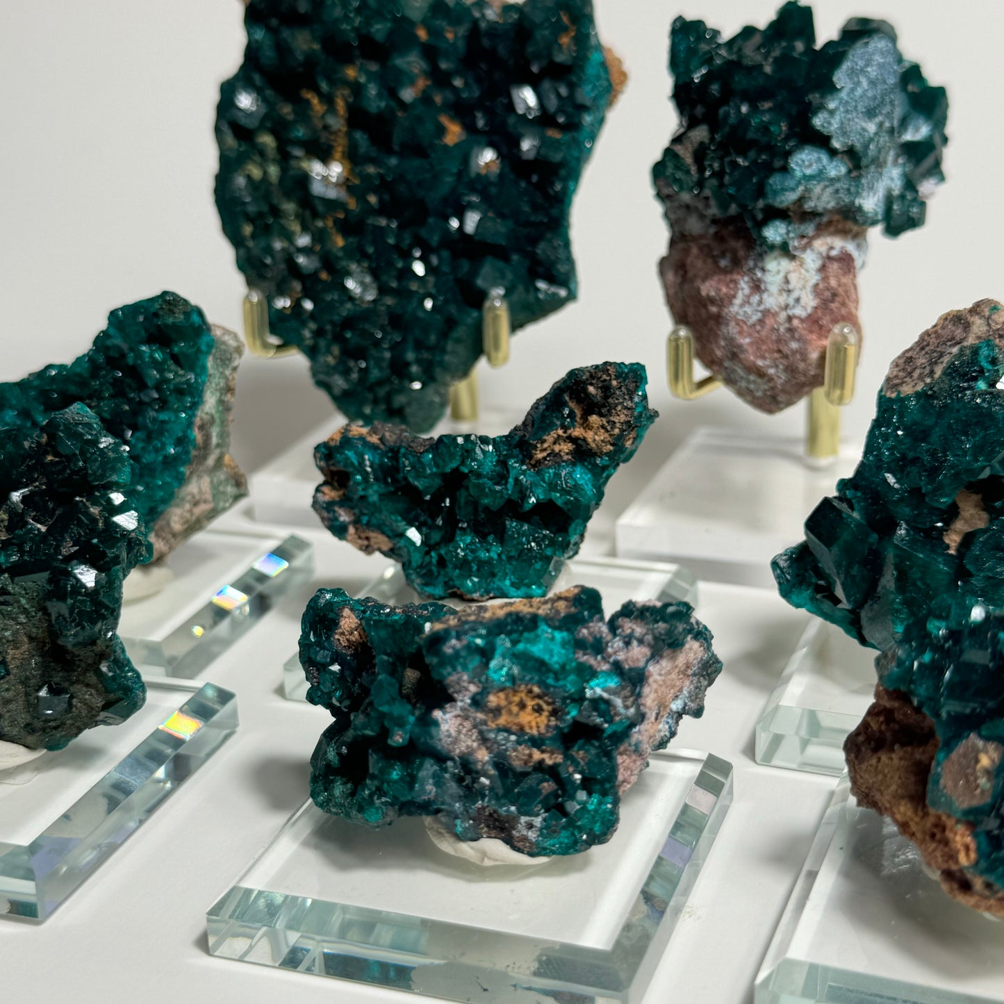 Dioptase Specimen from the Tantara Mine, DR Congo: You Choose