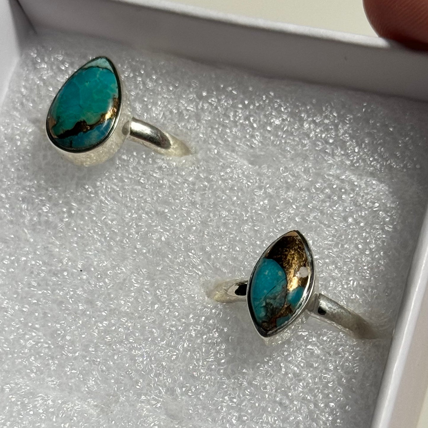 Turquoise Sterling Silver Ring: You Choose