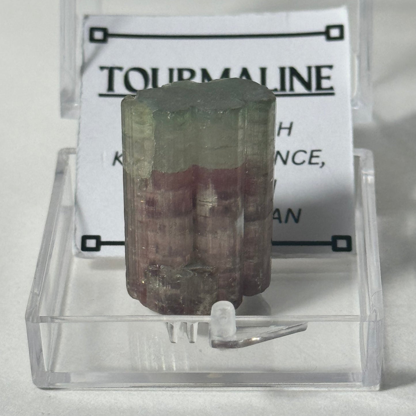 Watermelon Tourmaline Specimen from Dara-I-Pech, Afghanistan “F”