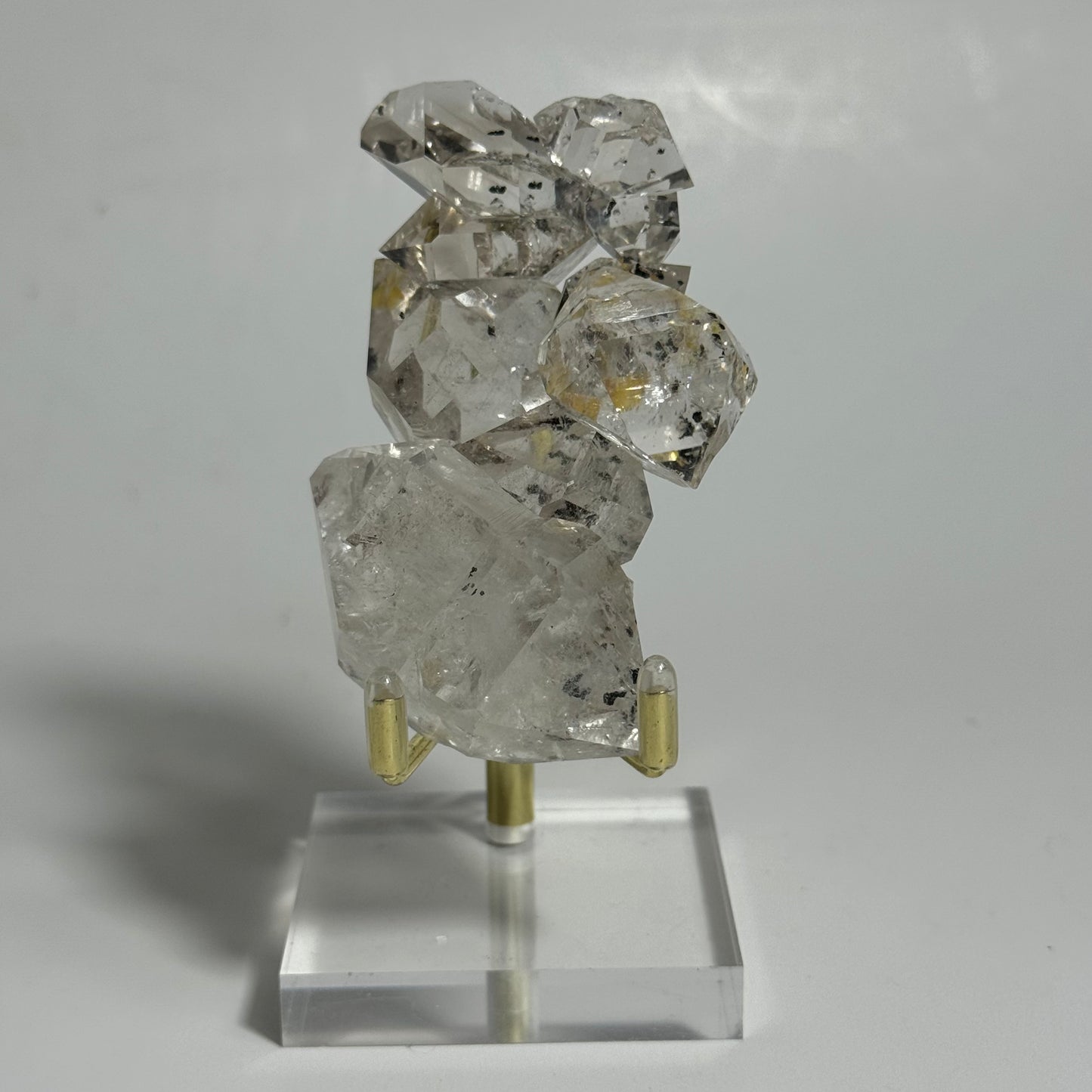 Herkimer Diamond Quartz Chain Specimen from Ace of Diamonds Mine, New York