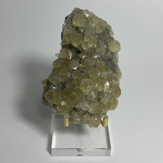 Calcite and Quartz Specimen from Longyan, China “H"