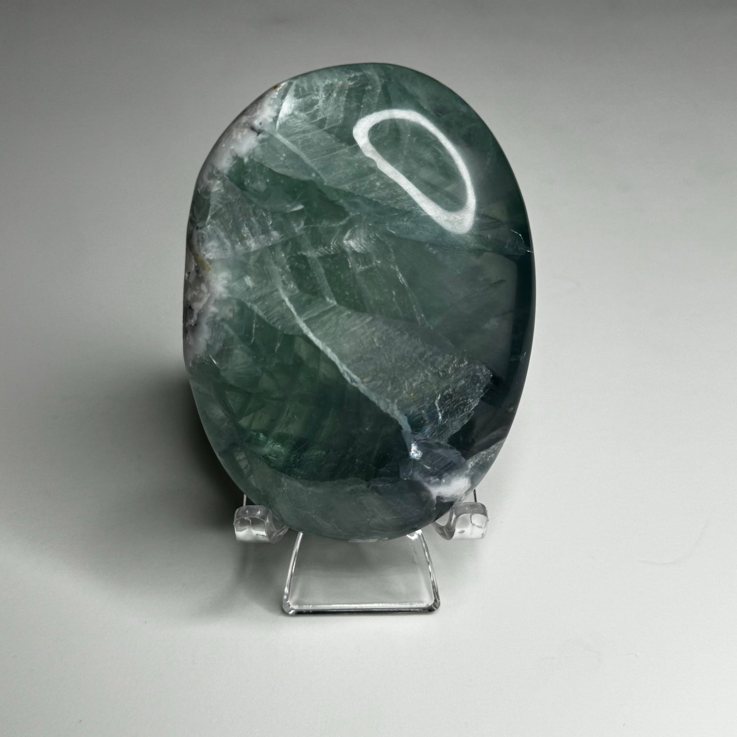 XL Mexican Fluorite Palm Stone: You Choose