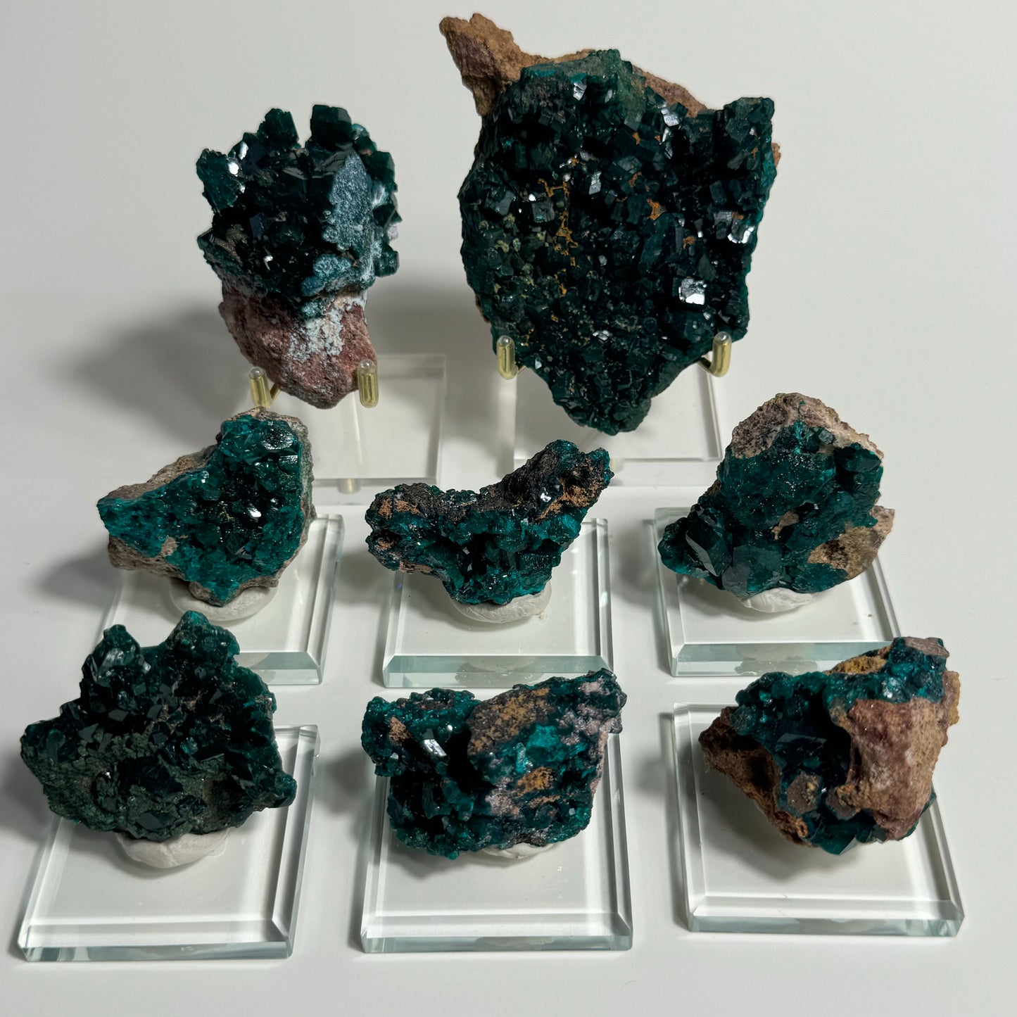 Dioptase Specimen from the Tantara Mine, DR Congo: You Choose