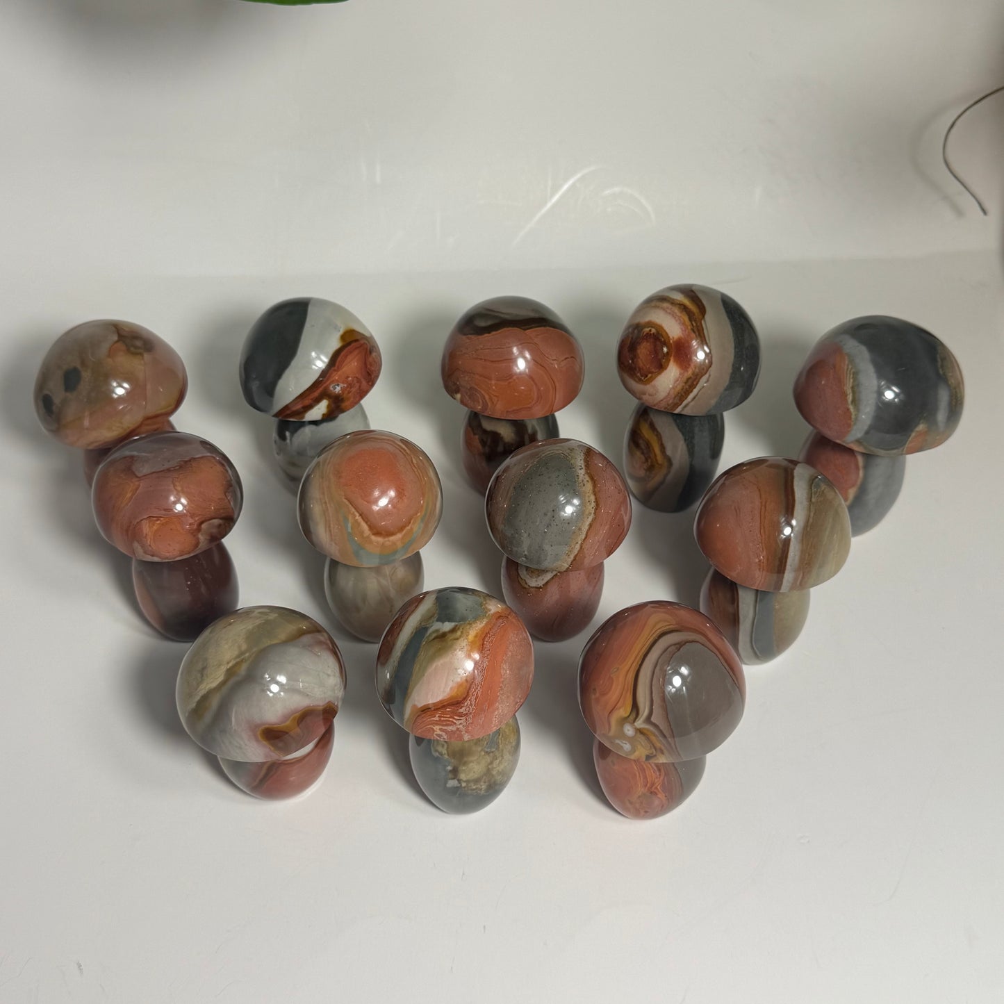 Polychrome Mushroom Carving: You Choose (Large)