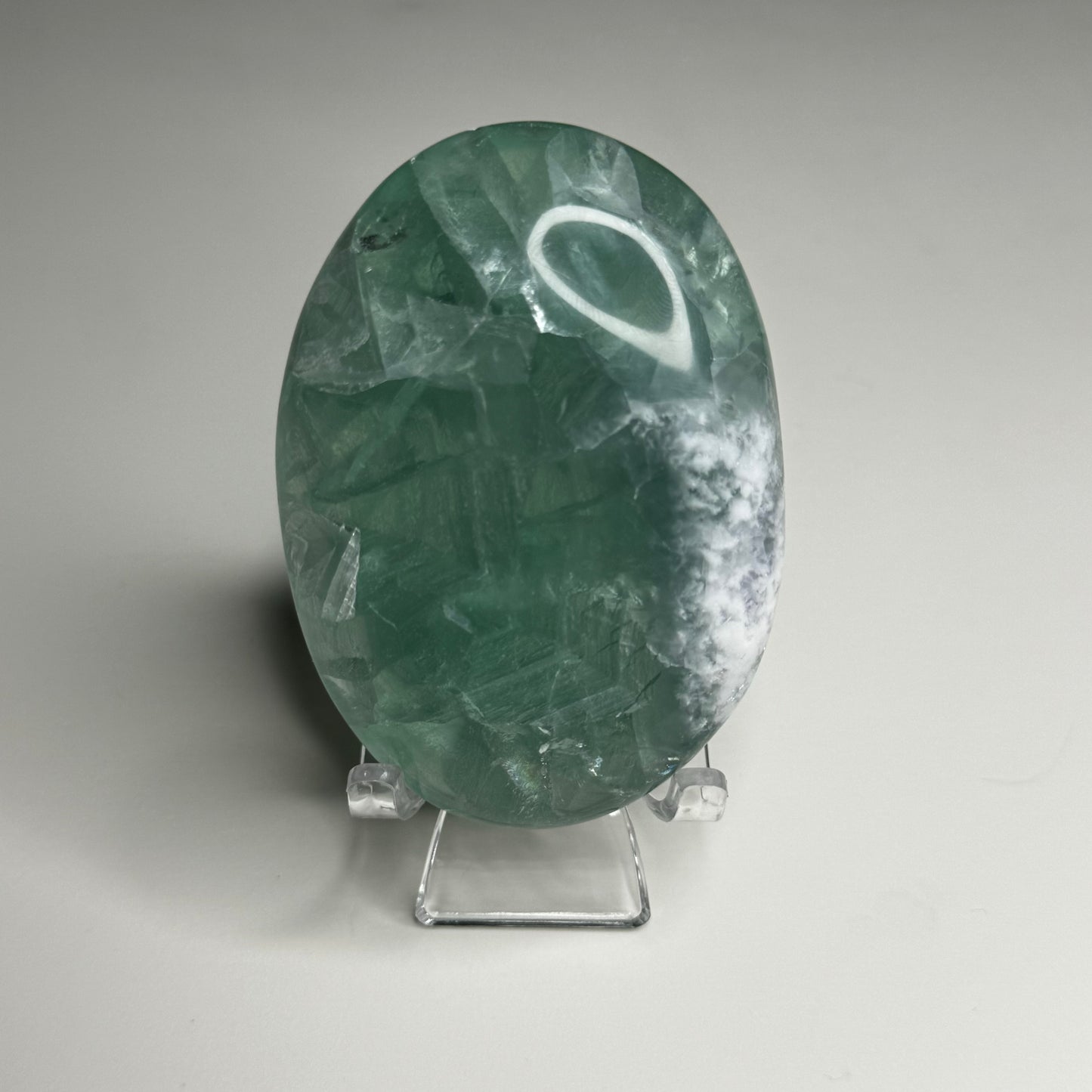 XL Mexican Fluorite Palm Stone: You Choose