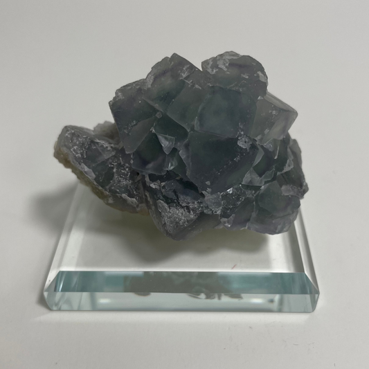 Fluorite with Candle Quartz Specimen from Huanggangliang Mine, China “J"