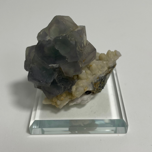 Fluorite with Candle Quartz Specimen from Huanggangliang Mine, China “I"