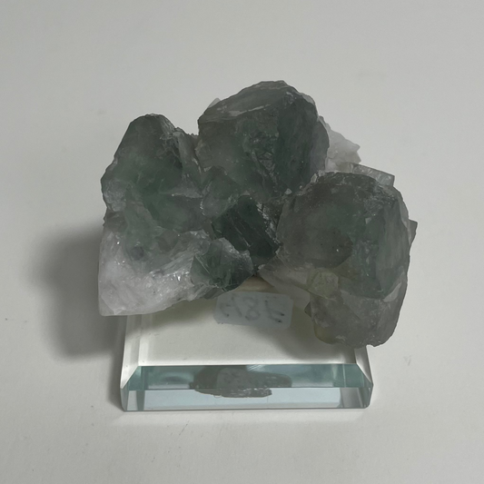 Fluorite with Candle Quartz Specimen from Huanggangliang Mine, China “F"