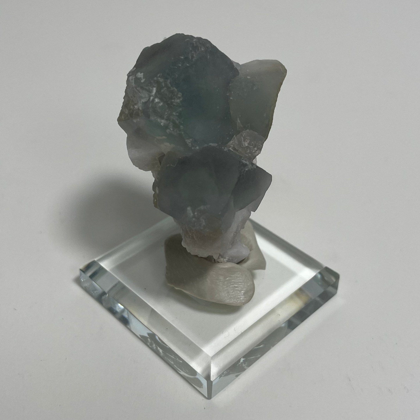 Fluorite with Candle Quartz Specimen from Huanggangliang Mine, China “E"