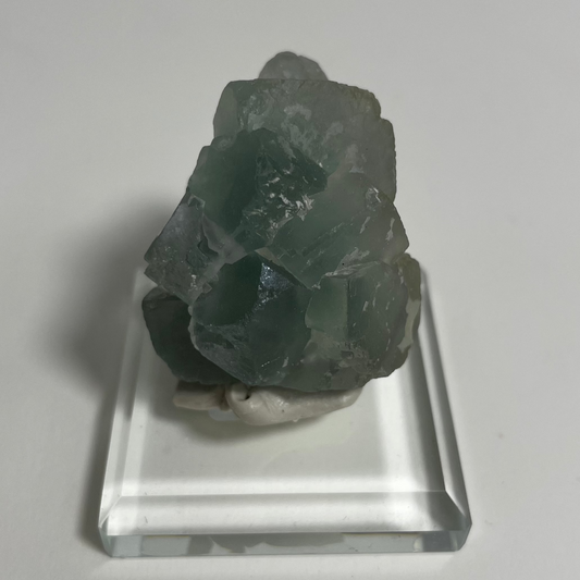 Fluorite with Candle Quartz Specimen from Huanggangliang Mine, China “V"