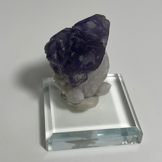 Fluorite with Candle Quartz Specimen from Huanggangliang Mine, China “C"