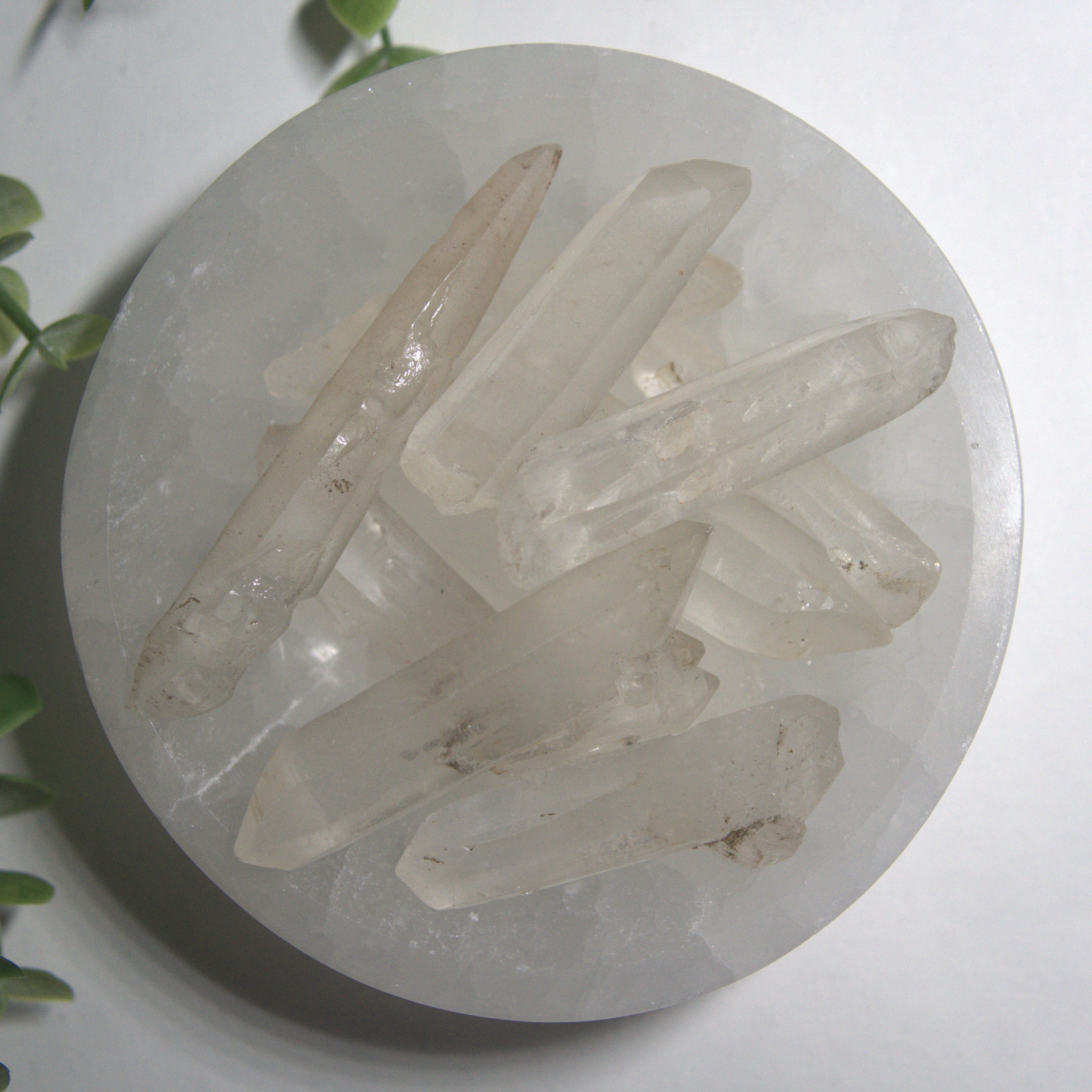 Translucent Riber Quartz Clear Quartz Point – Lilac River Crystals