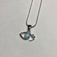 Larimar Small Stone Necklace (925 Silver): You Choose