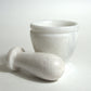 Marble Mortar & Pestle (White)