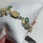 Ethiopian Opal Sterling Silver Toggle Clasp Bracelet