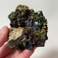 Chalcopyrite on Iridescent Sphalerite Specimen from Baxter Springs, Kansas
