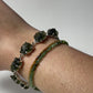 Moldavite Sterling Silver Toggle Bracelet: You Choose