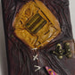 Handcrafted Recycled Leather Journal with Tiger’s Eye “Shadows”