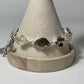 Moldavite and Libyan Desert Sterling Silver Toggle Bracelet