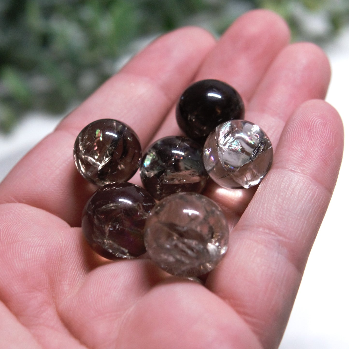 Rainbow Smoky Quartz XS Mini Sphere